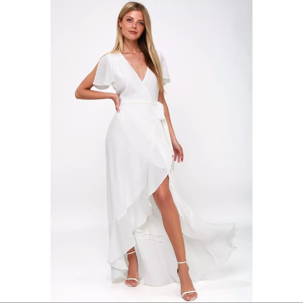 Lulu’s Exclusive Wrap Maxi Dress